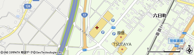 コメリパワー六日町店本館周辺の地図