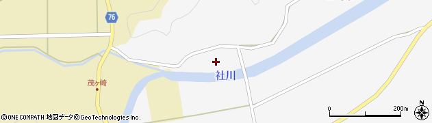 福島県白河市表郷中野（岩崎）周辺の地図
