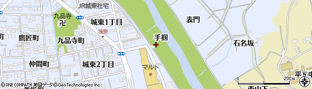 福島県いわき市平（手掴）周辺の地図