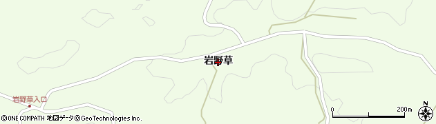 福島県鮫川村（東白川郡）西山（岩野草）周辺の地図