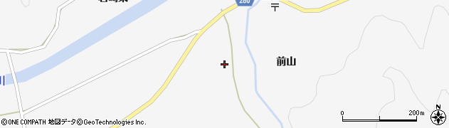 福島県白河市表郷中野（上ノ原）周辺の地図