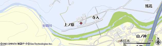福島県いわき市好間町北好間（寺入）周辺の地図