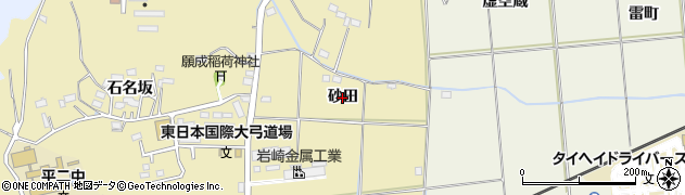 福島県いわき市平鎌田（砂田）周辺の地図
