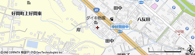 福島県いわき市好間町中好間（江添）周辺の地図