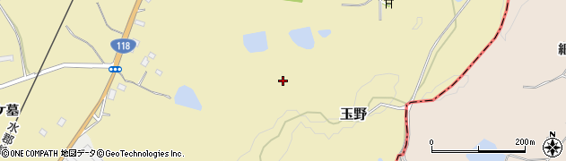 福島県棚倉町（東白川郡）玉野（地新防）周辺の地図
