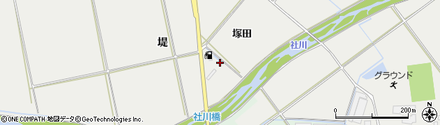 福島県棚倉町（東白川郡）堤（塚田）周辺の地図