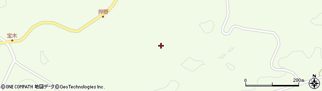 福島県鮫川村（東白川郡）西山（前押野）周辺の地図