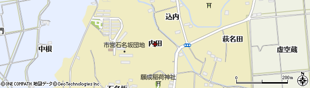 福島県いわき市平鎌田（内田）周辺の地図