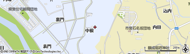 福島県いわき市平鯨岡中根21周辺の地図