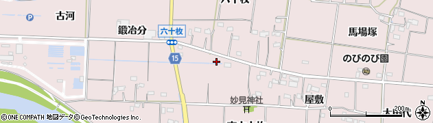 福島県いわき市平下神谷（南六十枚）周辺の地図