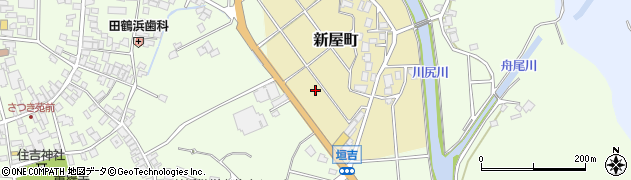 石川県七尾市新屋町（リ）周辺の地図