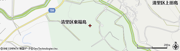 新潟県上越市清里区東福島周辺の地図