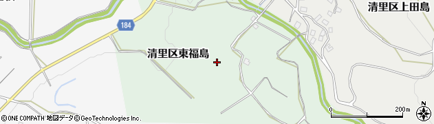 新潟県上越市清里区東福島周辺の地図