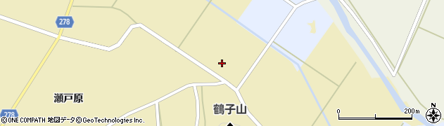 福島県白河市表郷金山（下谷地）周辺の地図