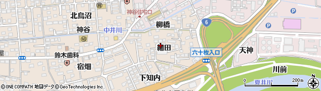 福島県いわき市平中神谷（細田）周辺の地図