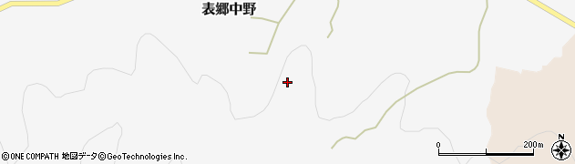 福島県白河市表郷中野（式部内）周辺の地図