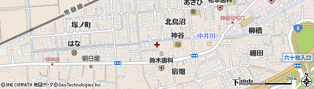 福島県いわき市平中神谷（南鳥沼）周辺の地図