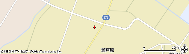 福島県白河市表郷金山白旗周辺の地図