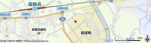 石川県七尾市新屋町タ周辺の地図