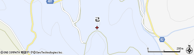 新潟県十日町市己周辺の地図