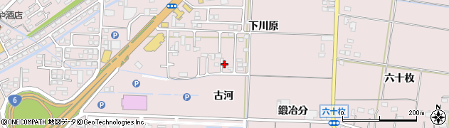 福島県いわき市平下神谷（下川原）周辺の地図