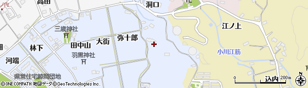 福島県いわき市平鯨岡（洞口）周辺の地図
