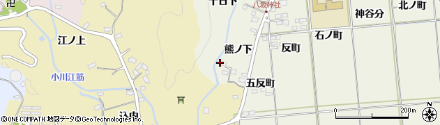 福島県いわき市平上神谷熊ノ下32周辺の地図