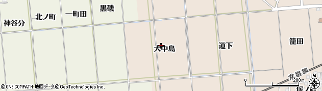福島県いわき市平中神谷（大中島）周辺の地図
