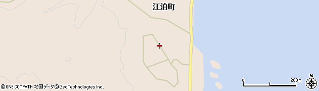 石川県七尾市江泊町（八幡下）周辺の地図