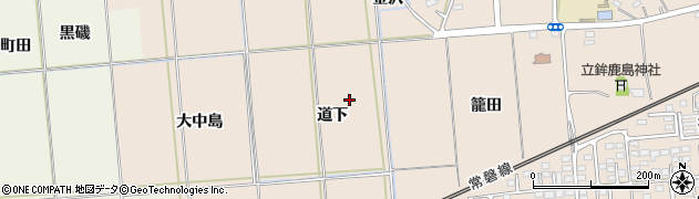 福島県いわき市平中神谷（道下）周辺の地図