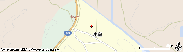 石川県志賀町（羽咋郡）小室（ろ）周辺の地図