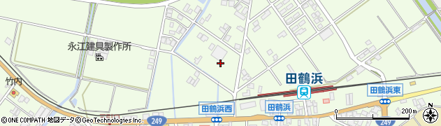 石川県七尾市田鶴浜町（ち）周辺の地図