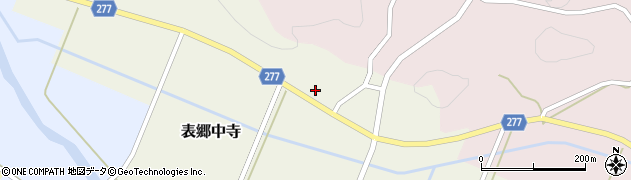 福島県白河市表郷中寺（家ノ前）周辺の地図