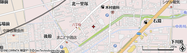 福島県いわき市平下神谷（南一里塚）周辺の地図
