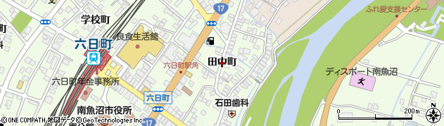 新潟県南魚沼市田中町周辺の地図