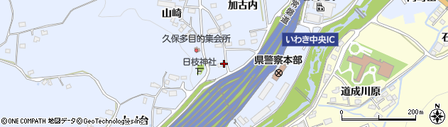 福島県いわき市好間町北好間（屋敷前）周辺の地図
