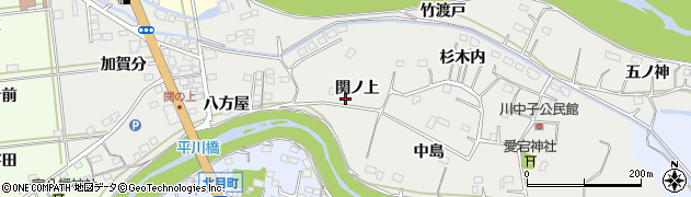 福島県いわき市好間町川中子関ノ上周辺の地図