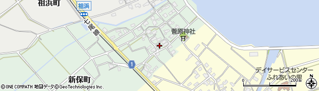 石川県七尾市新保町ソ25周辺の地図