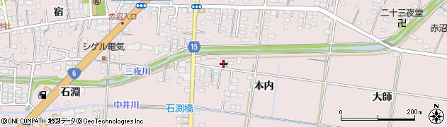 福島県いわき市平下神谷本内周辺の地図