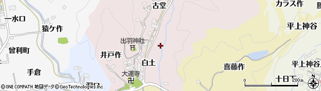 福島県いわき市平大室周辺の地図
