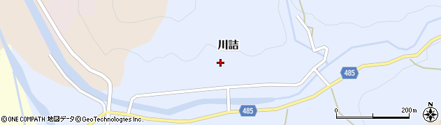 新潟県糸魚川市川詰周辺の地図