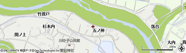 福島県いわき市好間町川中子（五ノ神）周辺の地図