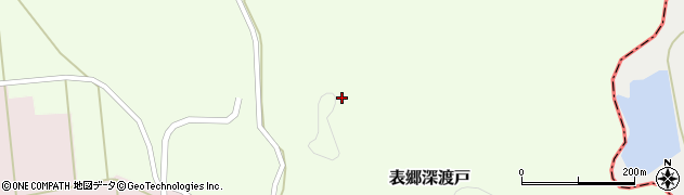福島県白河市表郷深渡戸トン松周辺の地図