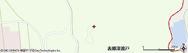 福島県白河市表郷深渡戸（トン松）周辺の地図