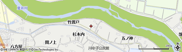 福島県いわき市好間町川中子（竹渡戸）周辺の地図