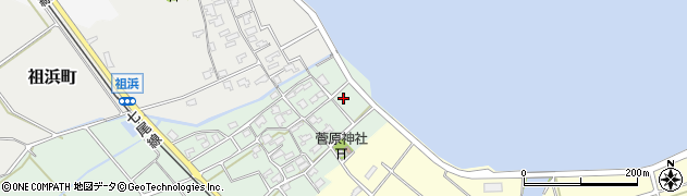 石川県七尾市新保町（カ）周辺の地図