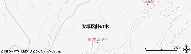 新潟県上越市安塚区朴の木周辺の地図