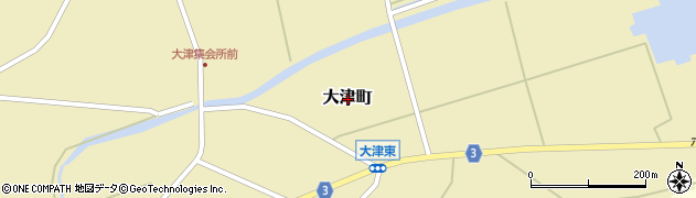 石川県七尾市大津町周辺の地図