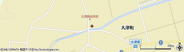 石川県七尾市大津町（ワ）周辺の地図