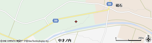 福島県白河市表郷内松（下河原）周辺の地図